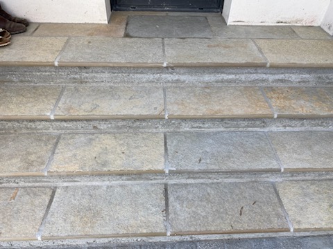 Dallage aménagement extérieur aux Saintes Maries de la Mer 1