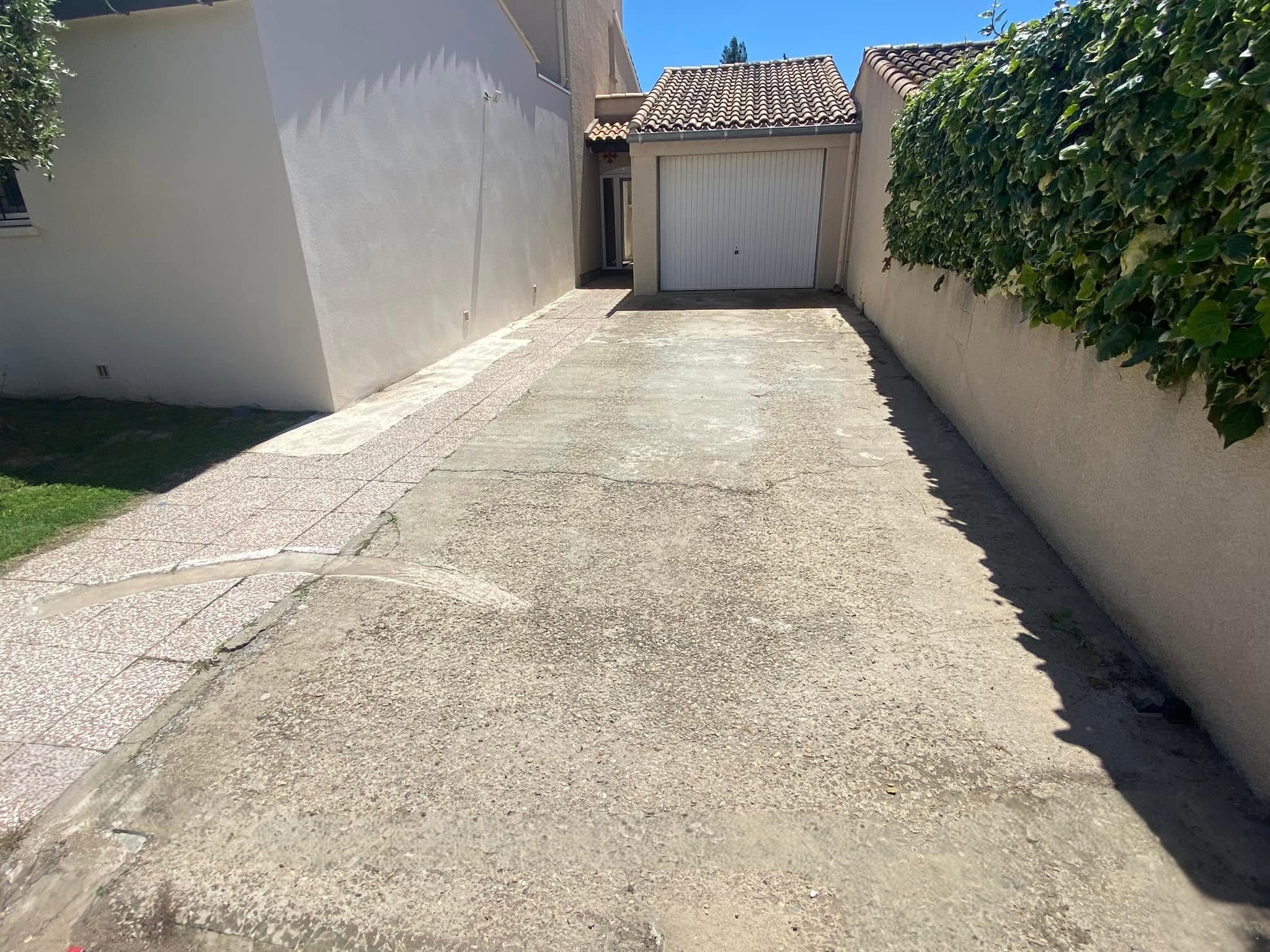 Réalisation d'un dallage en béton imprimé 2